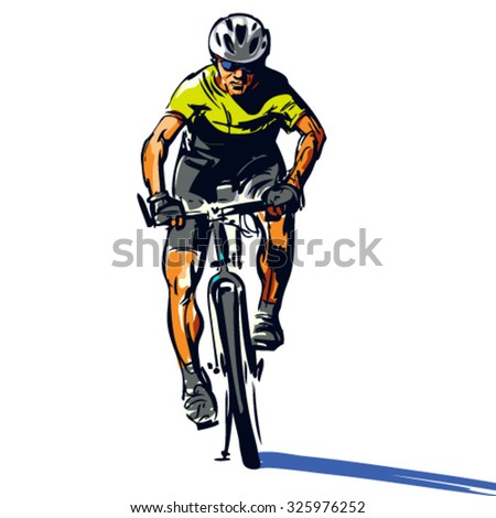 Sport. Road cyclist