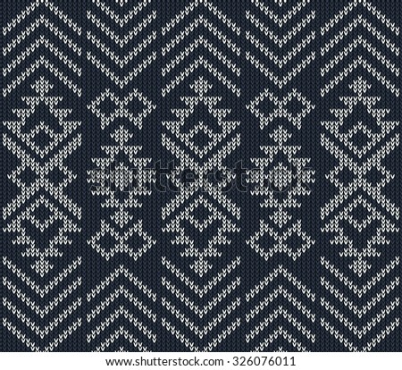 Abstract Tribal Aztec Seamless Pattern. Geometry Vector illustration
