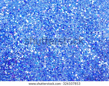 Sparkling blue glitter background