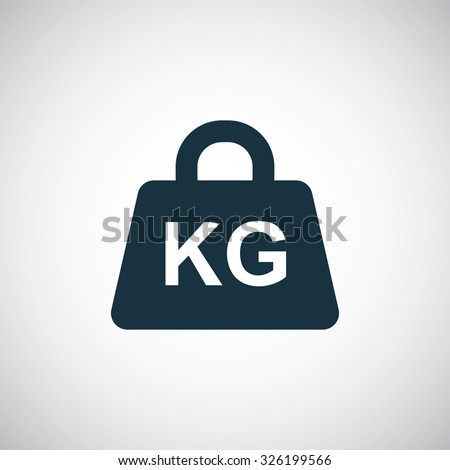 Weight Icon Vector Royalty-Free Stock Photo #326199566