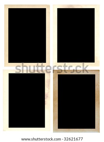 Photo frame isolated on a white background