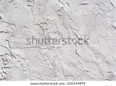 Gray white rough abstract stucco texture for background Royalty-Free Stock Photo #326244899