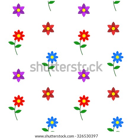 Flower simple pattern classic compilation