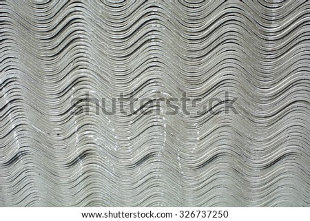 New asbestos boards in stock. Asbestos sheets are exposed for sale