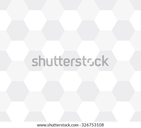 Seamless subtle gray hexagonal honeycomb pattern vector