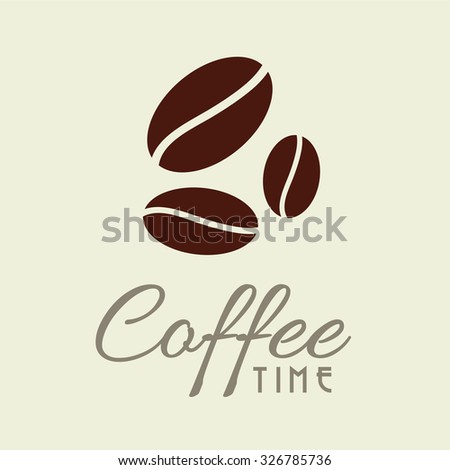 Grains of Coffee icon, editable vector design