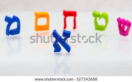 Hebrew letters Alphabet
