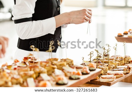catering food Royalty-Free Stock Photo #327261683