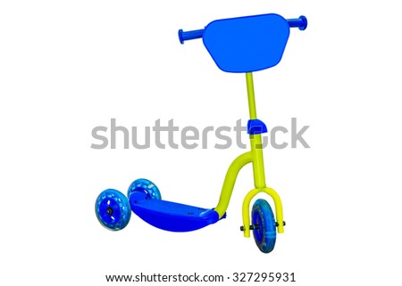 scooter isolated on white background