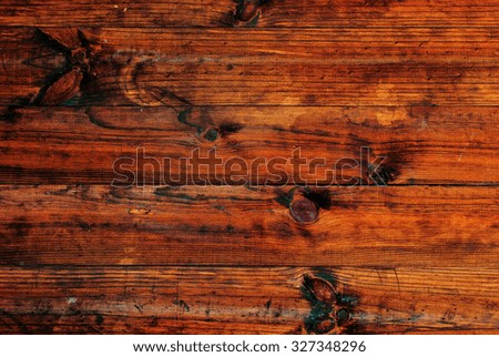 Natural wood background. Board in a row