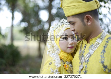 wedding couple. love each other