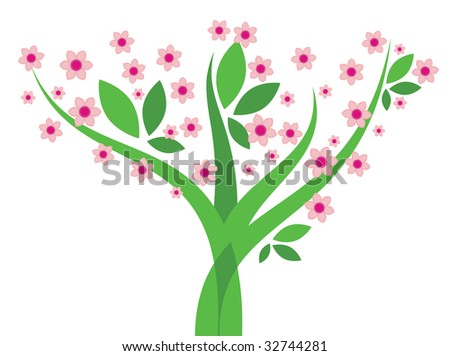 Tree with flowers