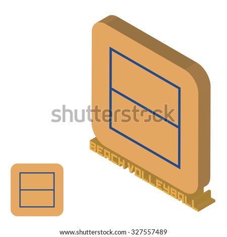 Isolated sport field on a transparent background