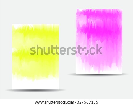 Watercolor background Colourful template