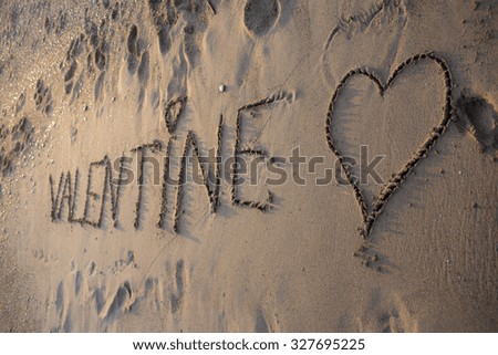 beach valentine