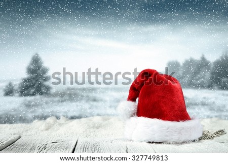 red santa hat 