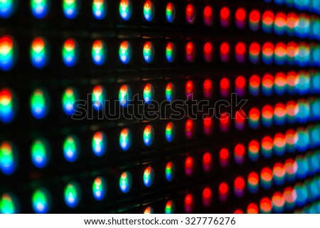 Extreme close up macro of LED SMD cristal - close up background