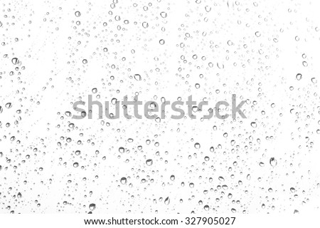 drops of water on glass Royalty-Free Stock Photo #327905027