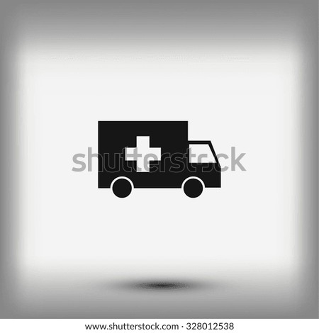 ambulance car icon