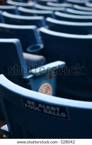 Empty seats at Yankees Stadium
