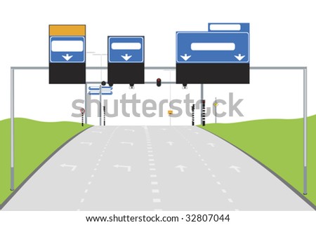 illustration of road