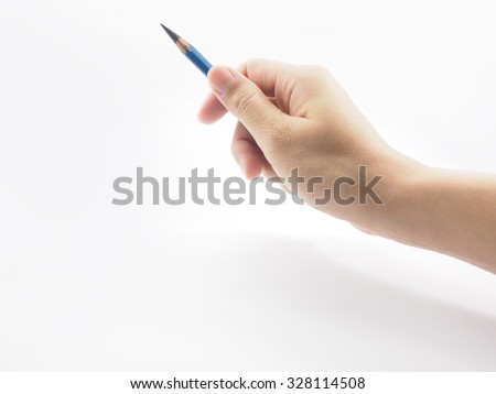 Hand drawing on white background
