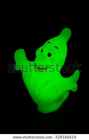 Flying ghost. isolated on white background.
