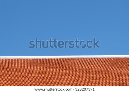 Roof and sky