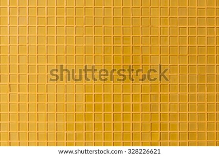 yellow mosaic wall background modern style decorated in wall room