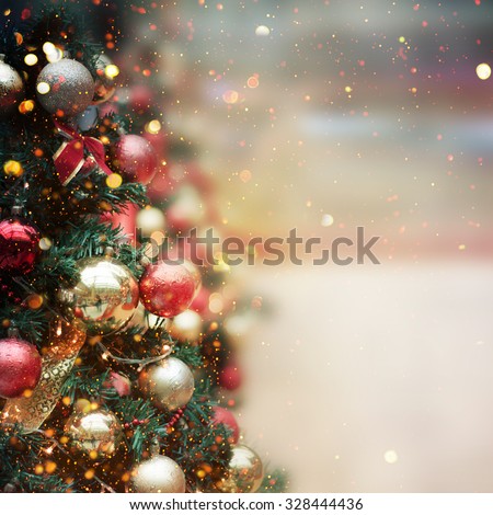 Christmas tree background