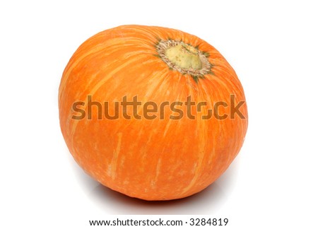 Pumpkin isolated over a white background