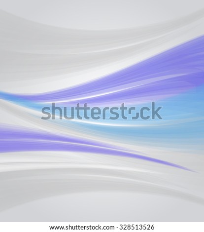 Vector abstract gray background with colorful waves
