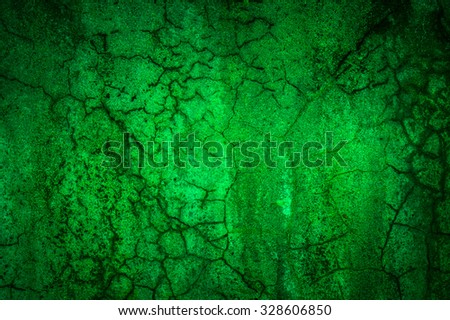 Green concrete wall abstract background