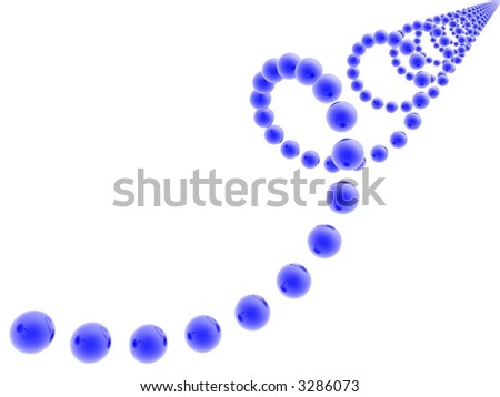 3D blue helix (hi res)