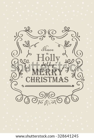 X-mas lettering card Royalty-Free Stock Photo #328641245