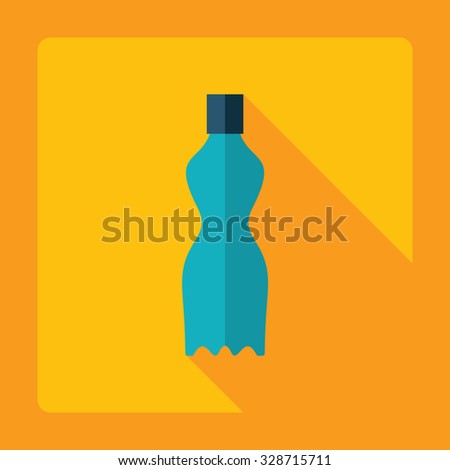 Flat modern design with shadow  Icon water
