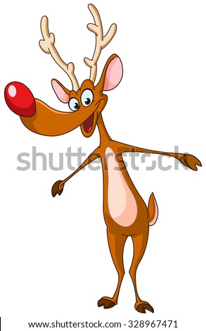 Happy Christmas reindeer