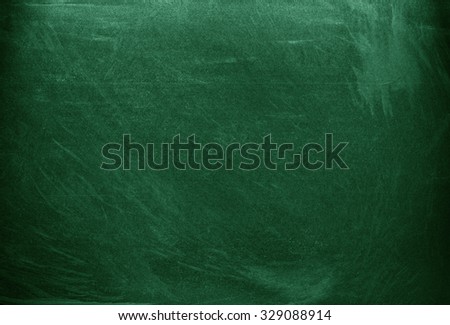 Green chalkboard. Green background