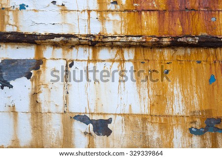 Detail of Shipwreck in camaret-sur-mer, Brittany, France, Europe