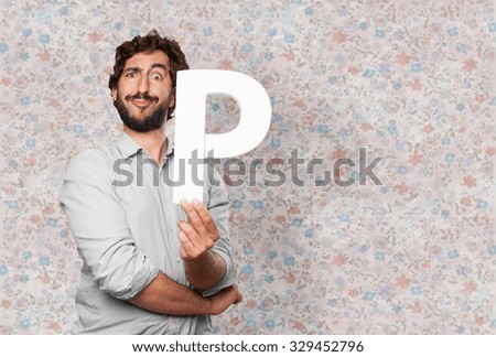 crazy man with a letter