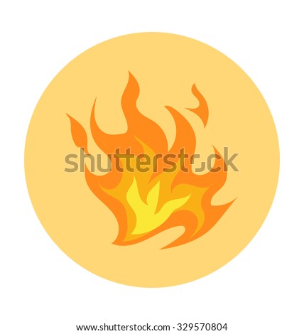 
Fire Colored Vector Icon
