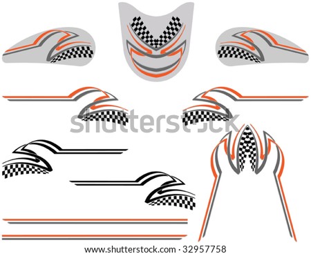 Vehicle Graphics, Stripe : Vinyl Ready (Tank, Mask, bonnet, body strip)