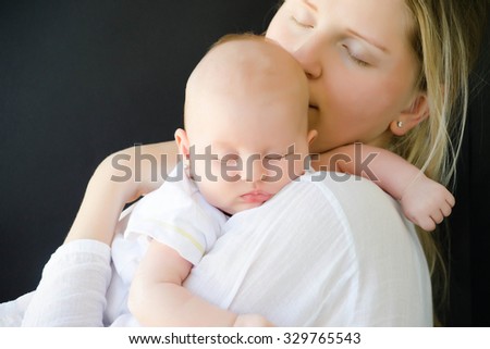 Mother and her Newborn Baby