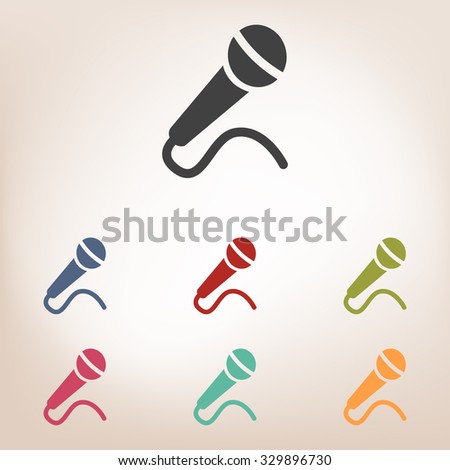 Microphone Icon set
