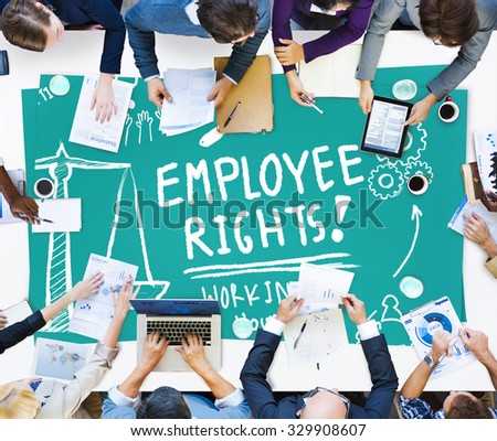 Employee Rights Working Benefits Skill Career Compensation Concept Royalty-Free Stock Photo #329908607