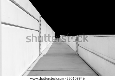 Urban Geometry, looking up to building. Modern architecture black and white, concrete and glass.  Abstract architectural design. Inspirational, artistic image. Artistic image and point of view.