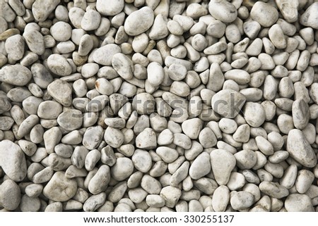 Background gravel stones white decorative design
