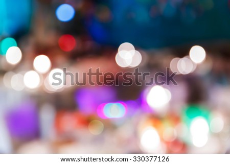 Colorful abstract defocused blur light bokeh background