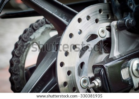 disc brake of motorcycle