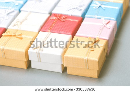 colorful gifts box